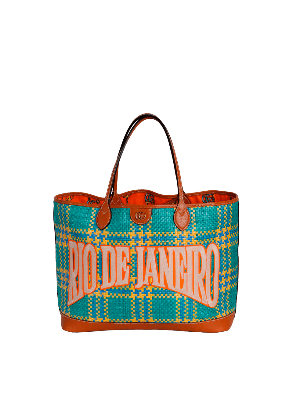 LIMITED EDITION RIO DE JANEIRO RAFFIA TOTE