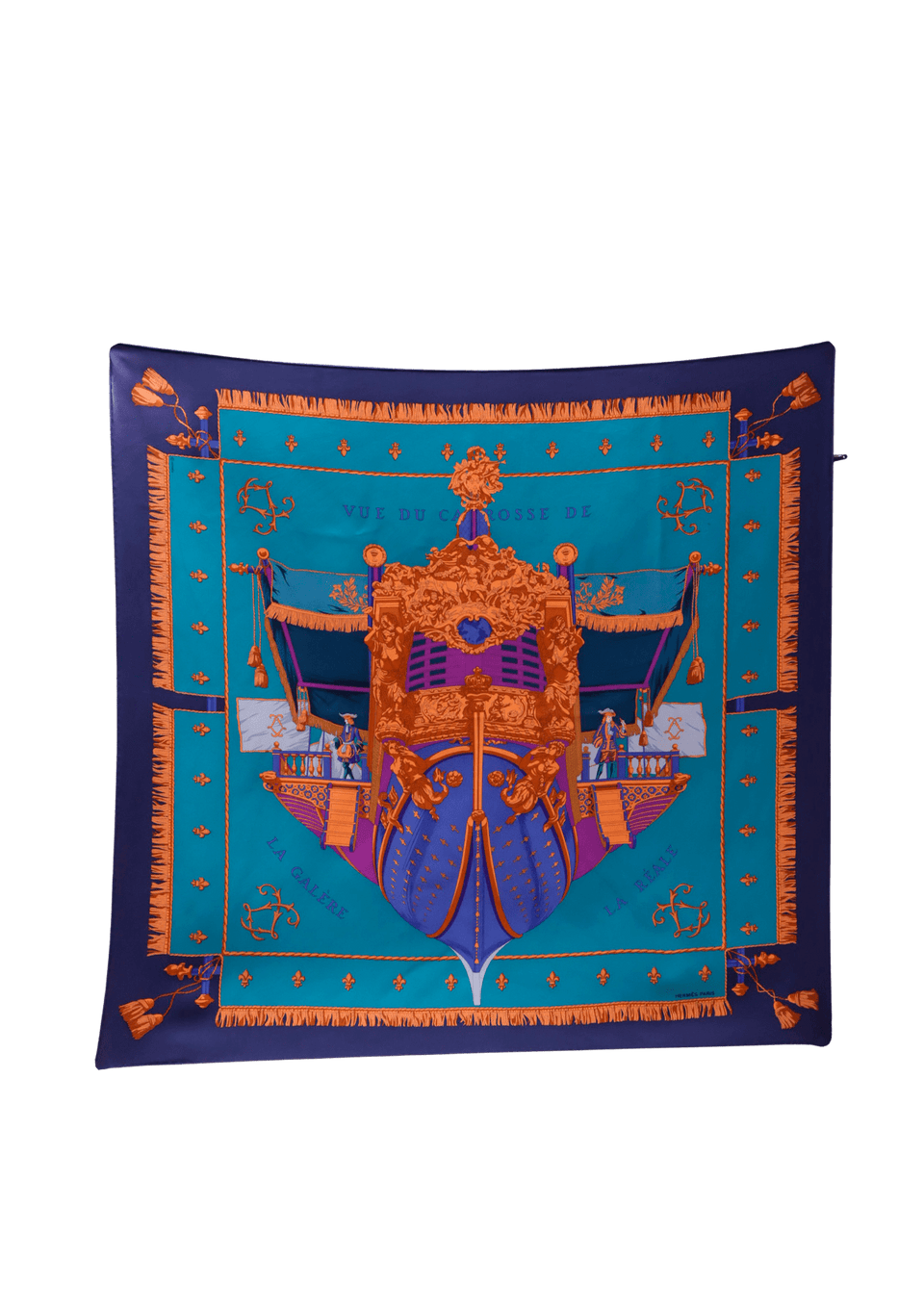 VUE DU CARROSSE DE LA GALÈRE SILK SCARF
