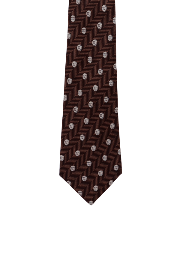 PRINTED SILK TIE