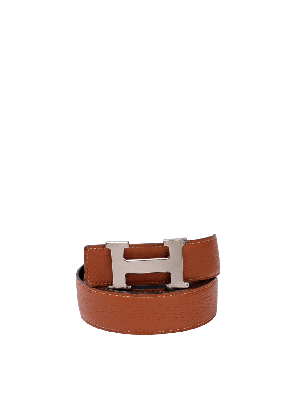 REVERSIBLE H MARTELÉE BUCKLE BELT