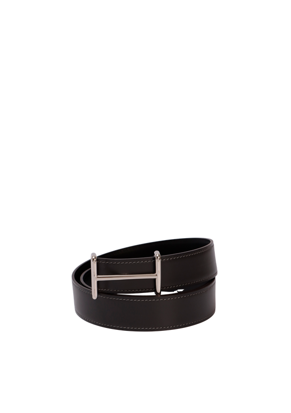 REVERSIBLE H BUCKLE BELT 90