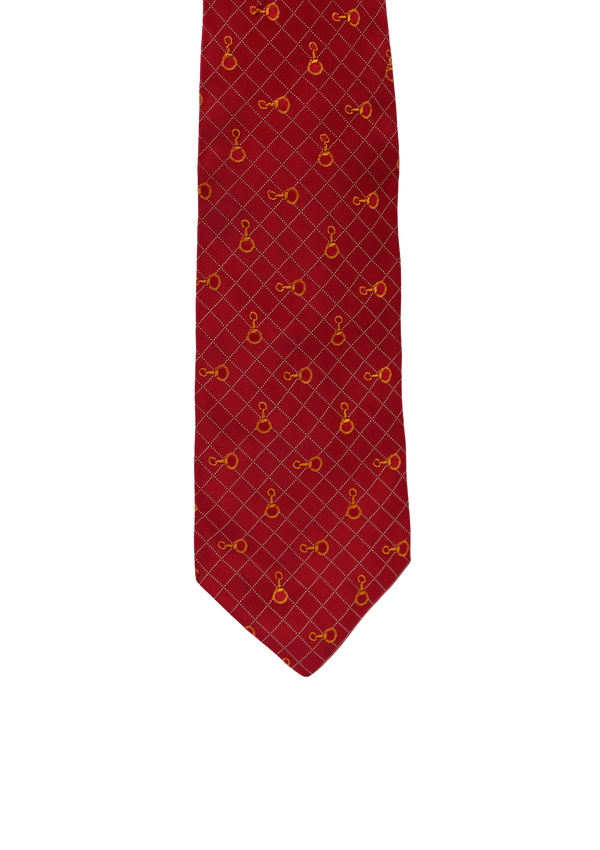 PRINTED SILK TIE