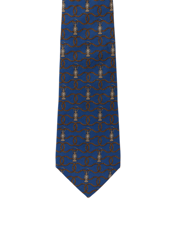 PRINTED SILK TIE