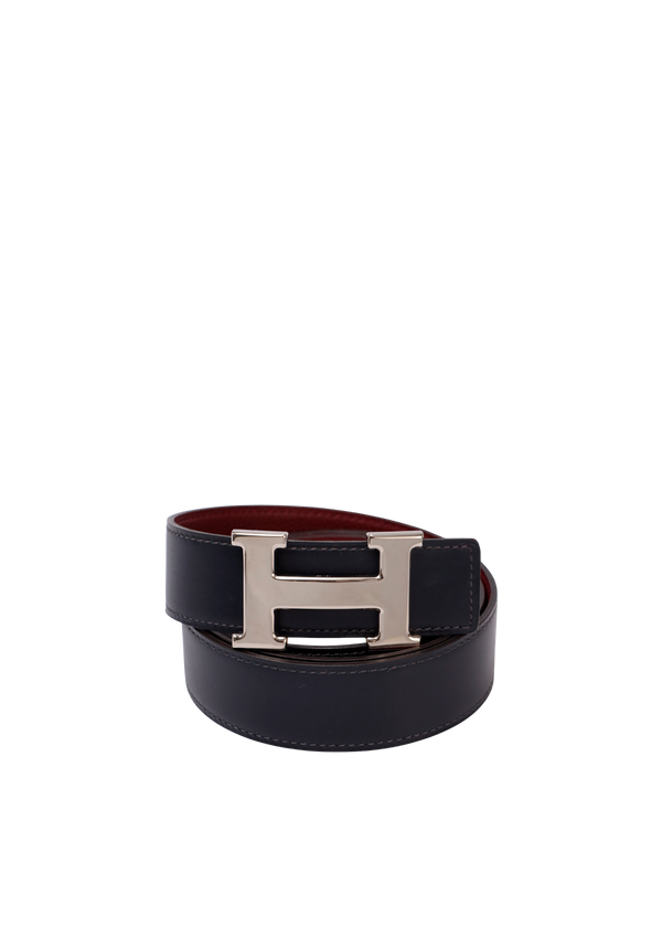 REVERSIBLE H BUCKLE BELT
