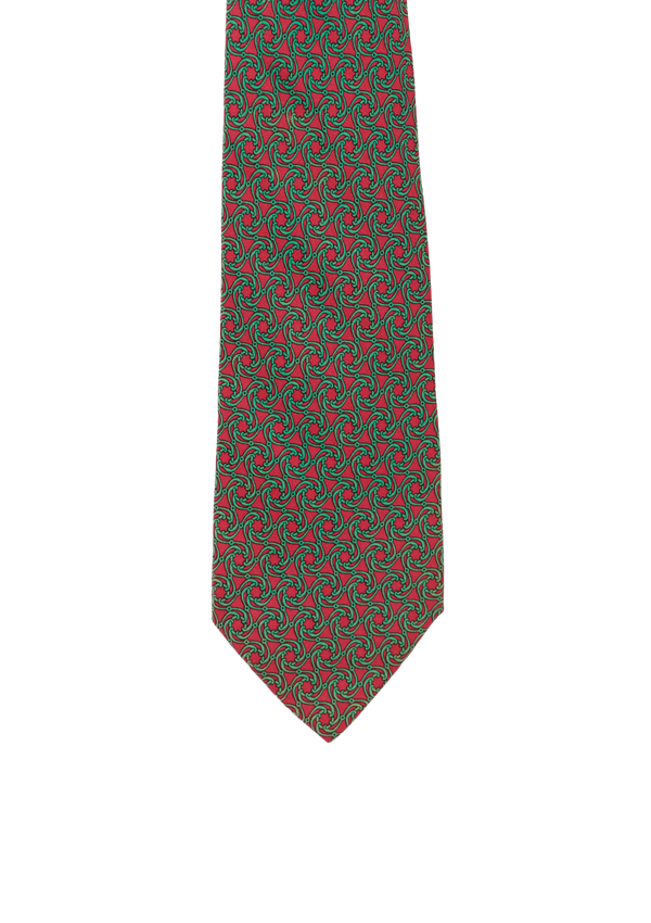 PRINTED SILK TIE