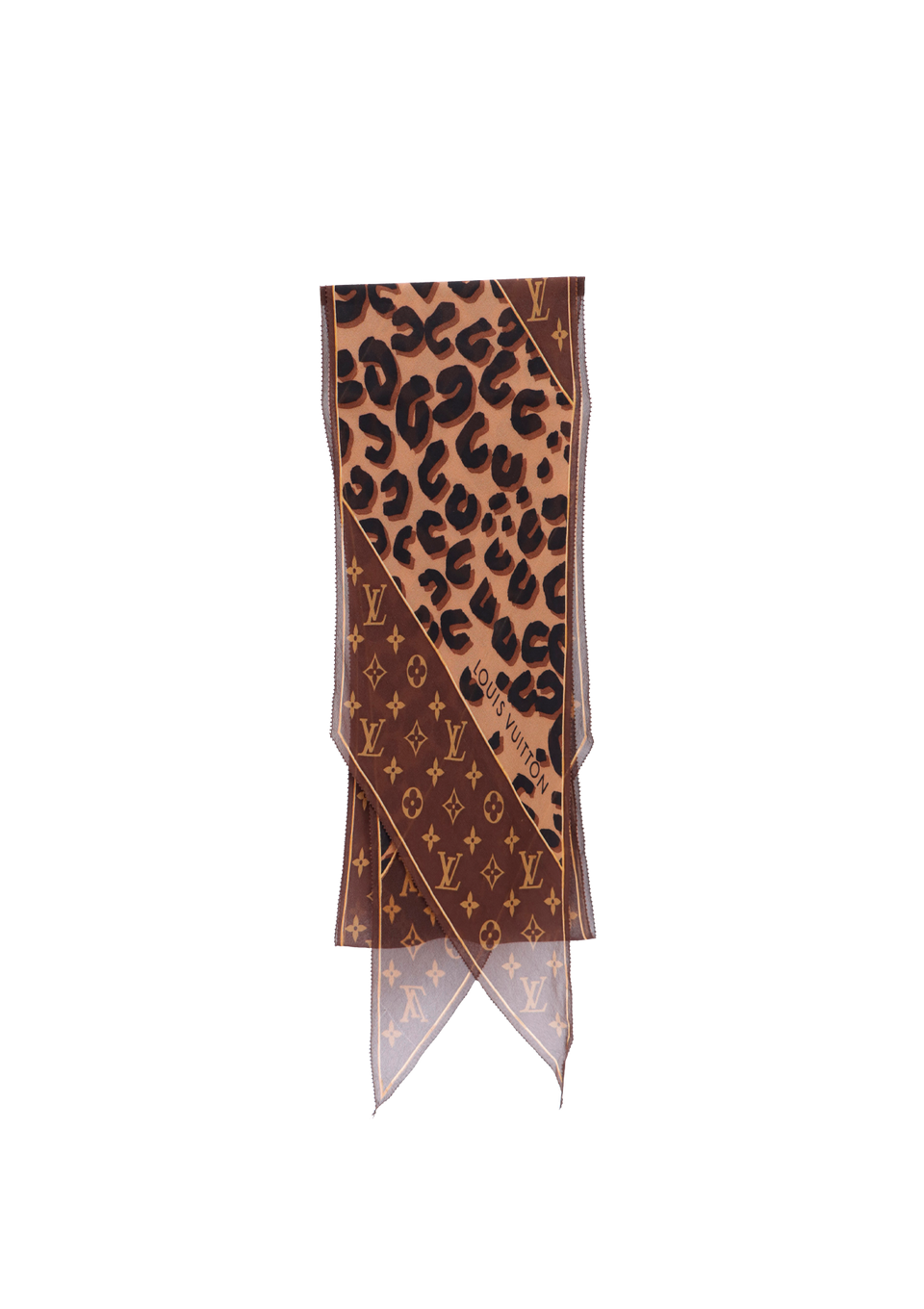 MONOGRAM SILK SCARF