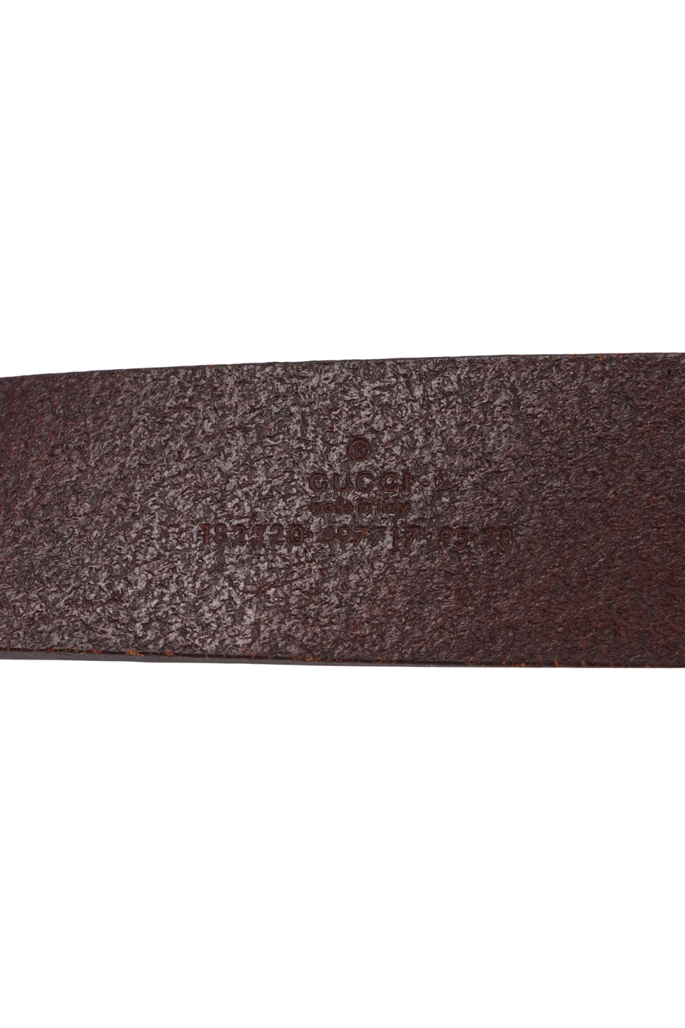 GUCCISSIMA INTERLOCKING G BELT 95