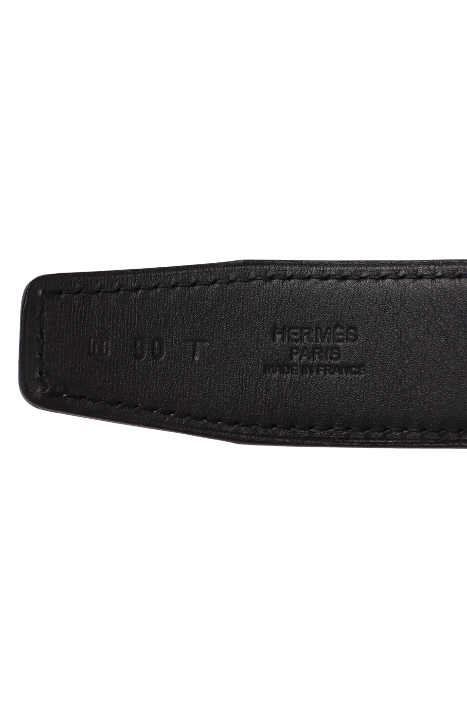 REVERSIBLE H BUCKLE BELT 90