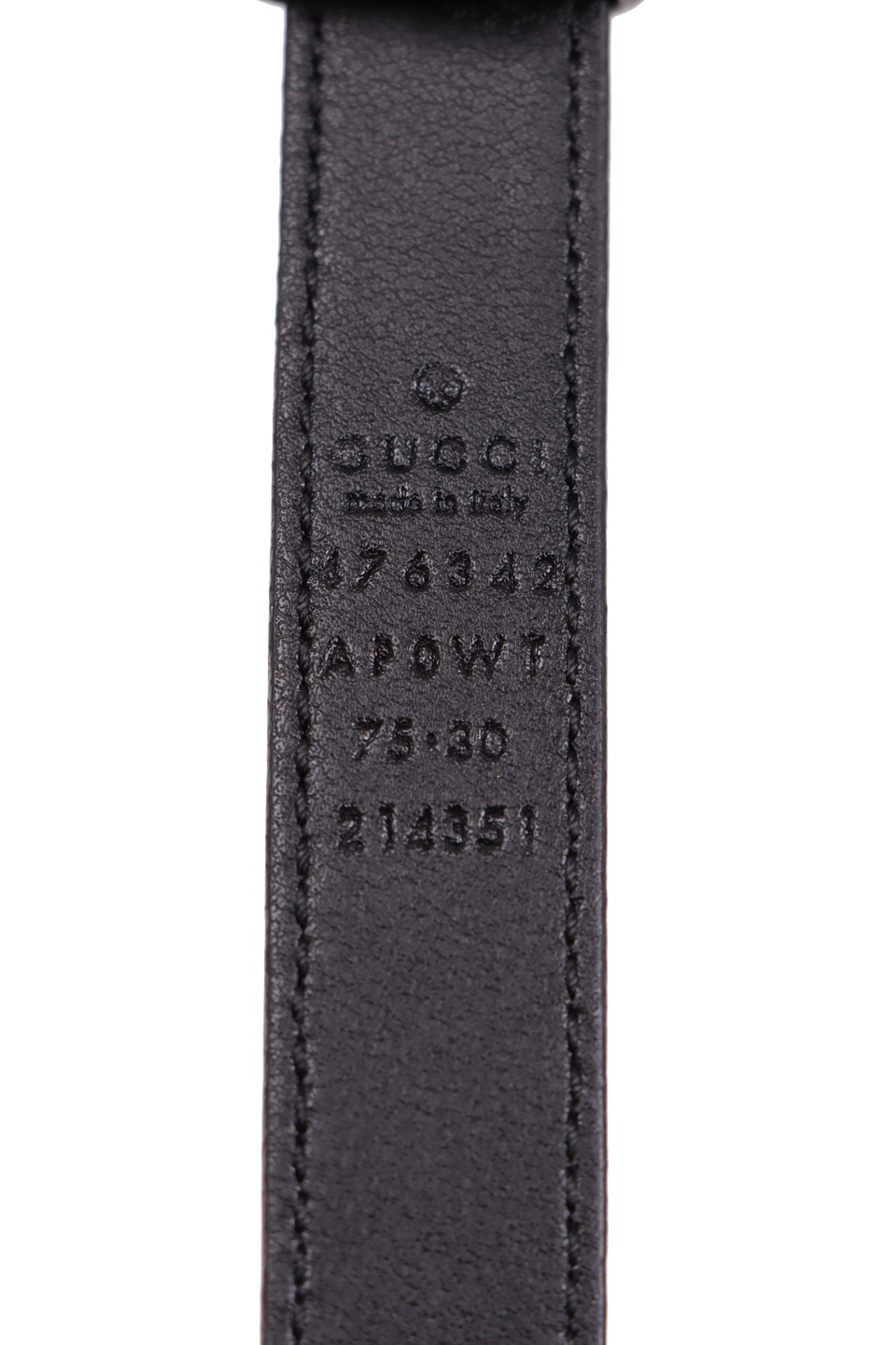 DOUBLE G LOGO BELT 75