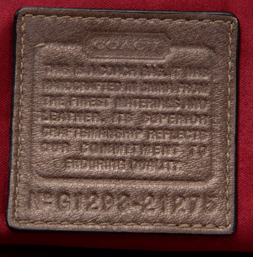 METALLIC KISS LOCK BAG