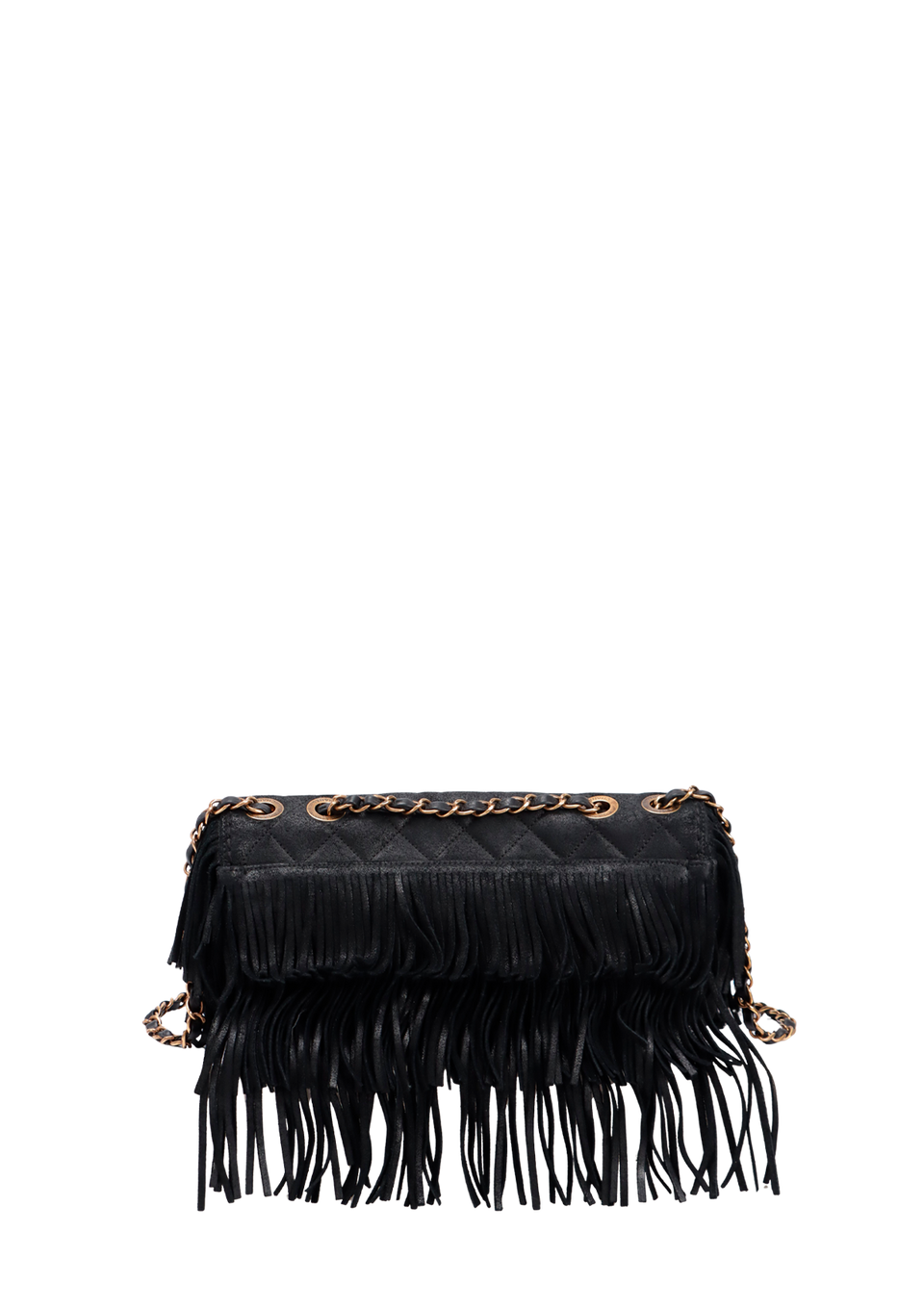 PARIS DALLAS FRINGE FLAP BAG
