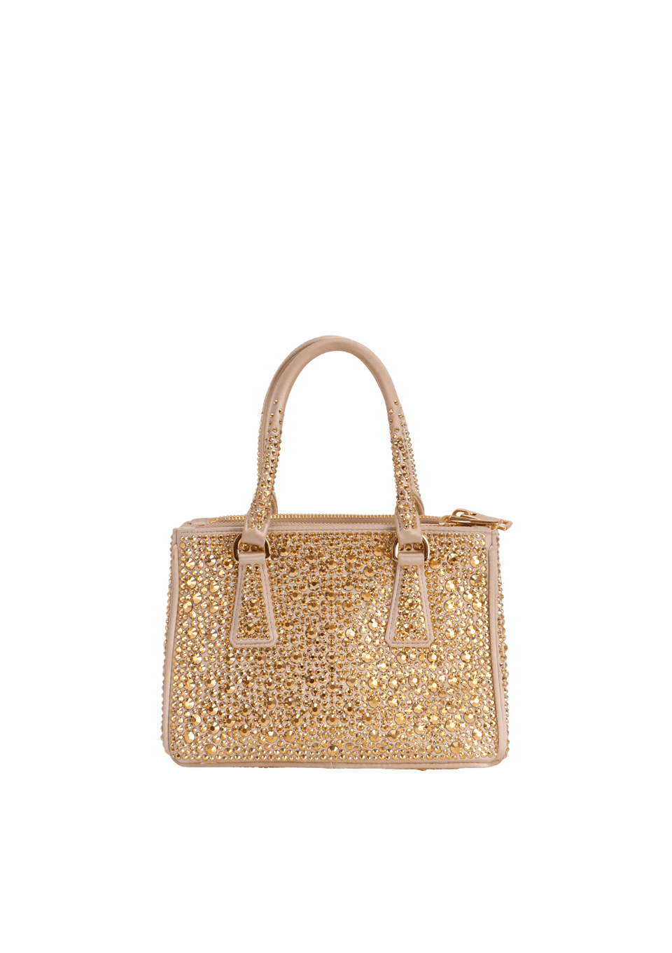 MINI CRYSTAL GALLERIA DOUBLE ZIP TOTE