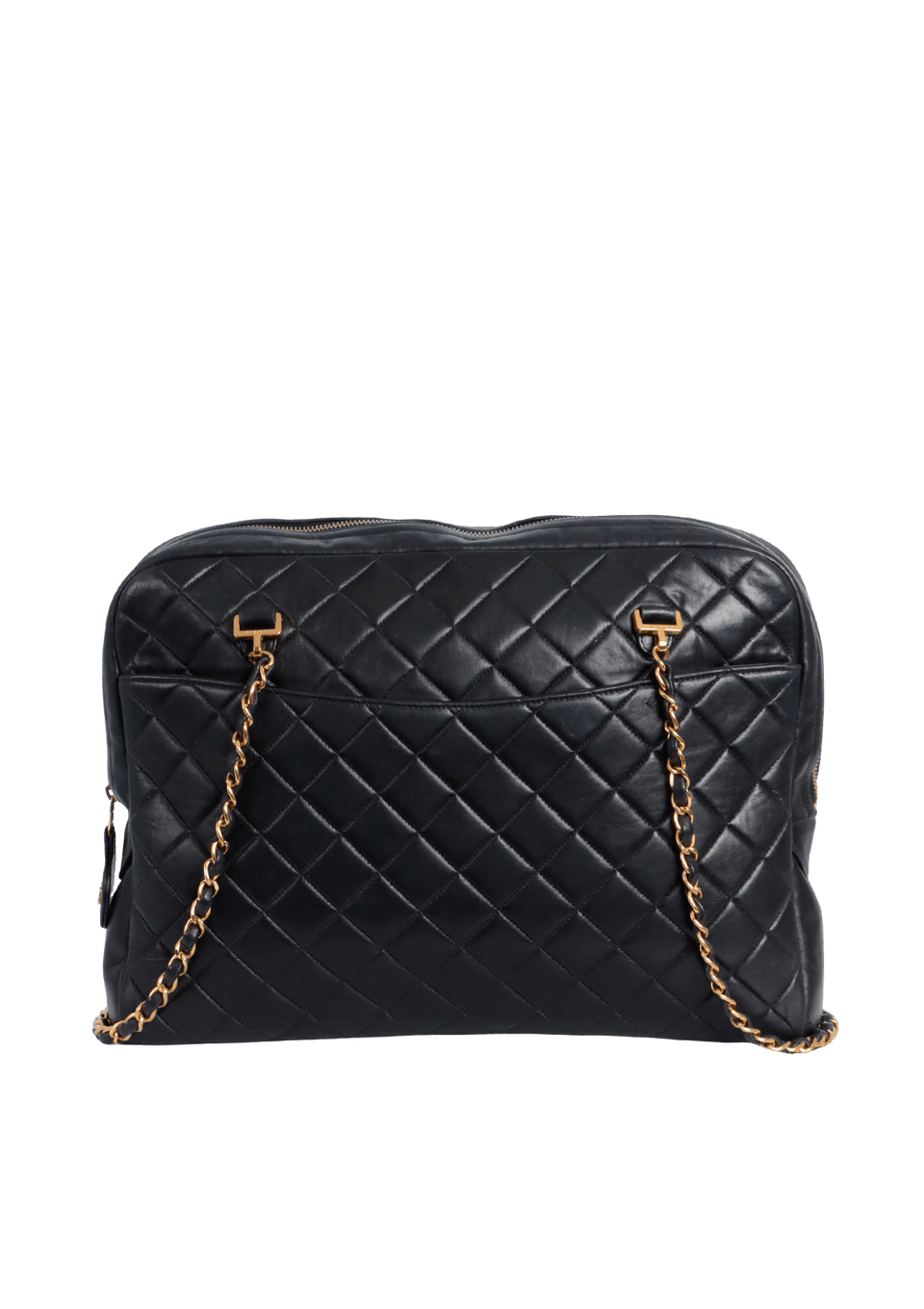 VINTAGE LARGE QUILTED CAMERA BAG