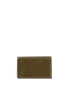 PATENT LEATHER FLAP WALLET
