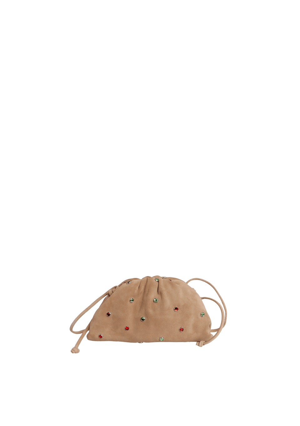 SUEDE CRYSTAL THE MINI POUCH