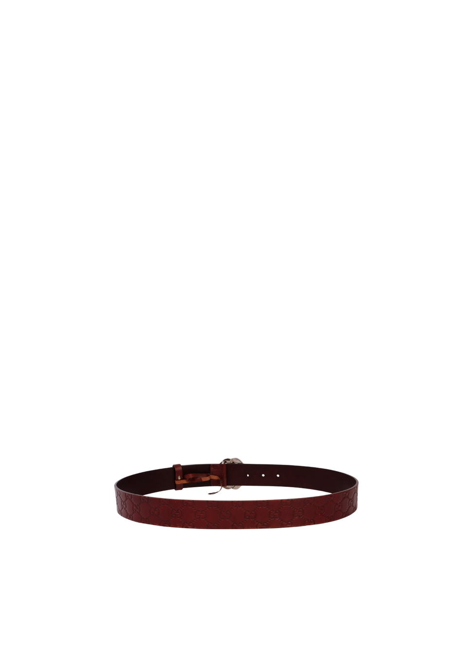 GUCCISSIMA INTERLOCKING G BELT 95