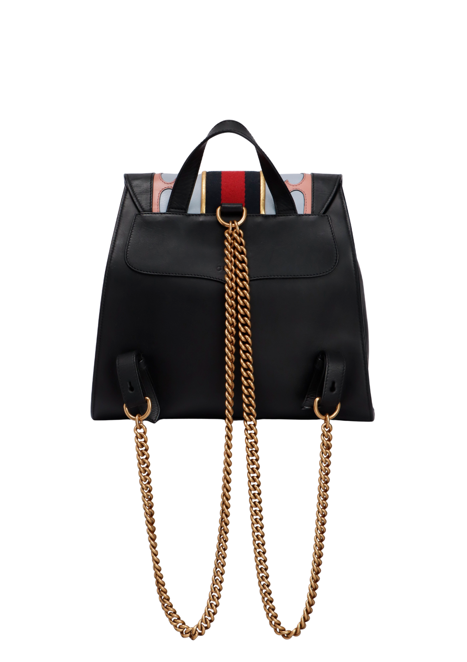 GG MARMONT WEB HEART BACKPACK