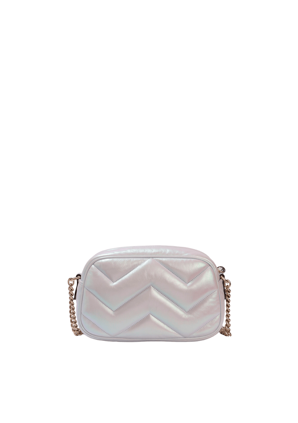 IRIDESCENT GG MARMONT SMALL CHAIN BAG