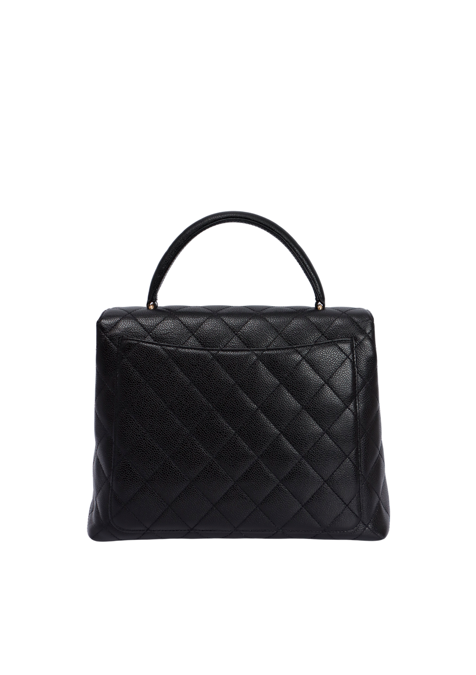 VINTAGE KELLY FLAP BAG CAVIAR