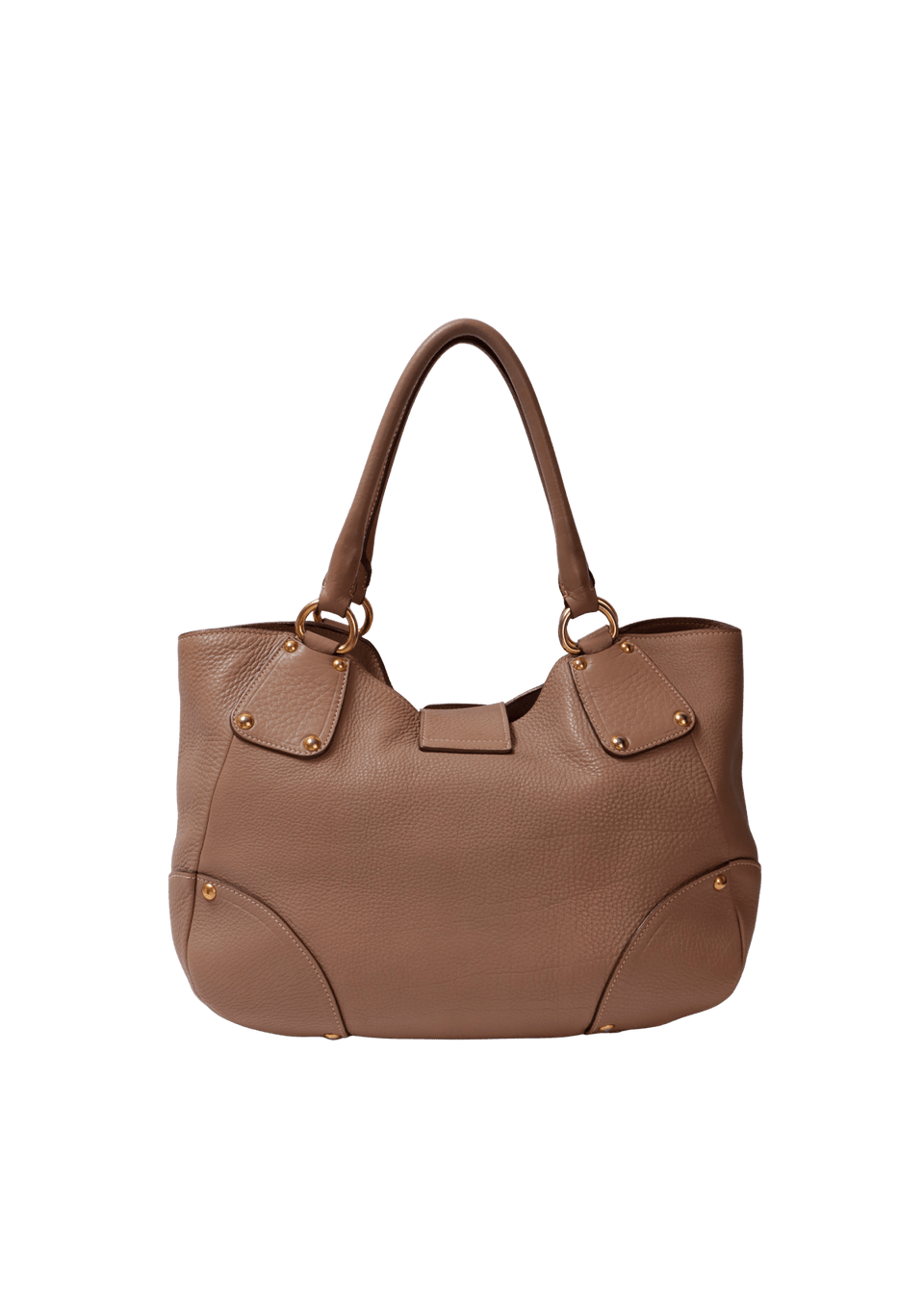 VITELLO DAINO PUSHLOCK TOTE