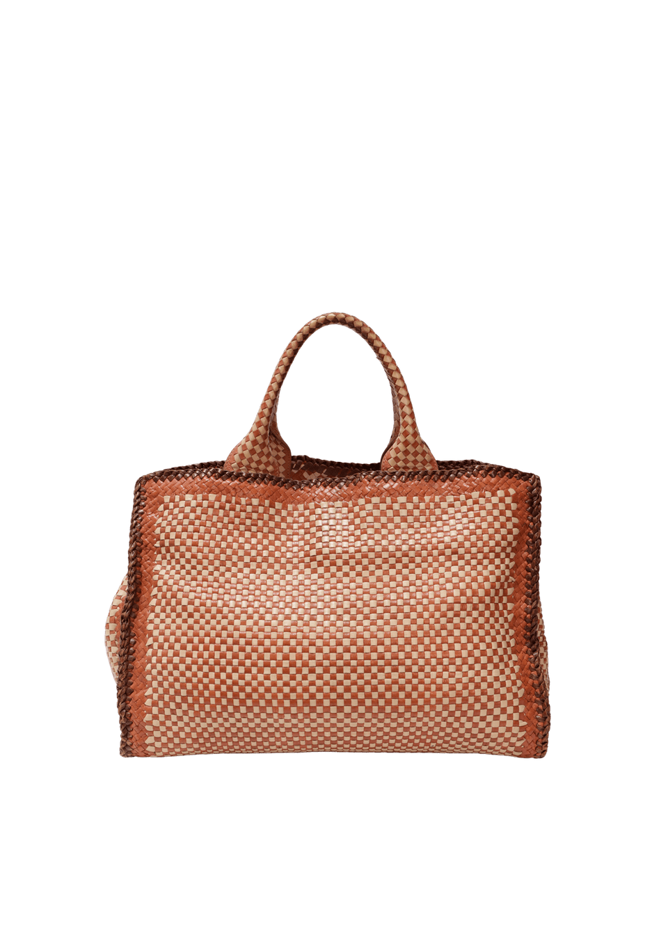 SMALL MADRAS CONVERTIBLE WOVEN BAG