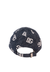 LOGO JACQUARD DENIM BASEBALL CAP