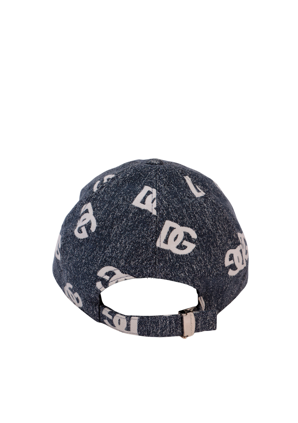 LOGO JACQUARD DENIM BASEBALL CAP