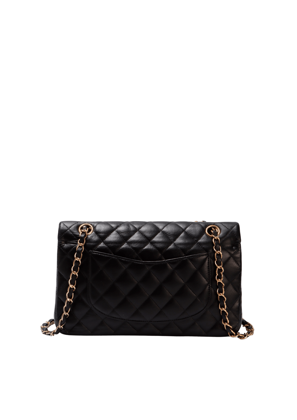 MEDIUM CLASSIC DOUBLE FLAP LAMBSKIN