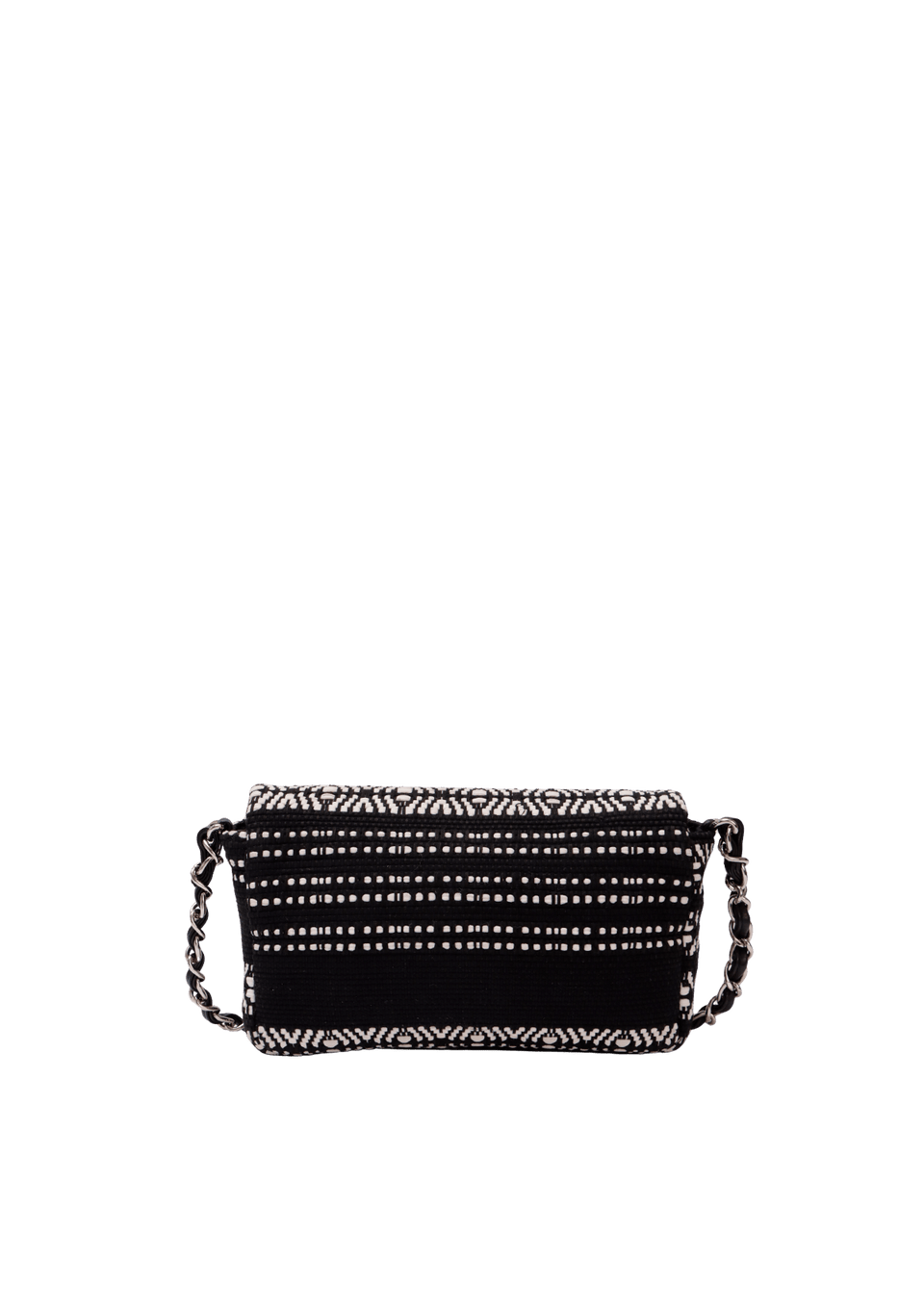 WOVEN TWEED SMALL FLAP