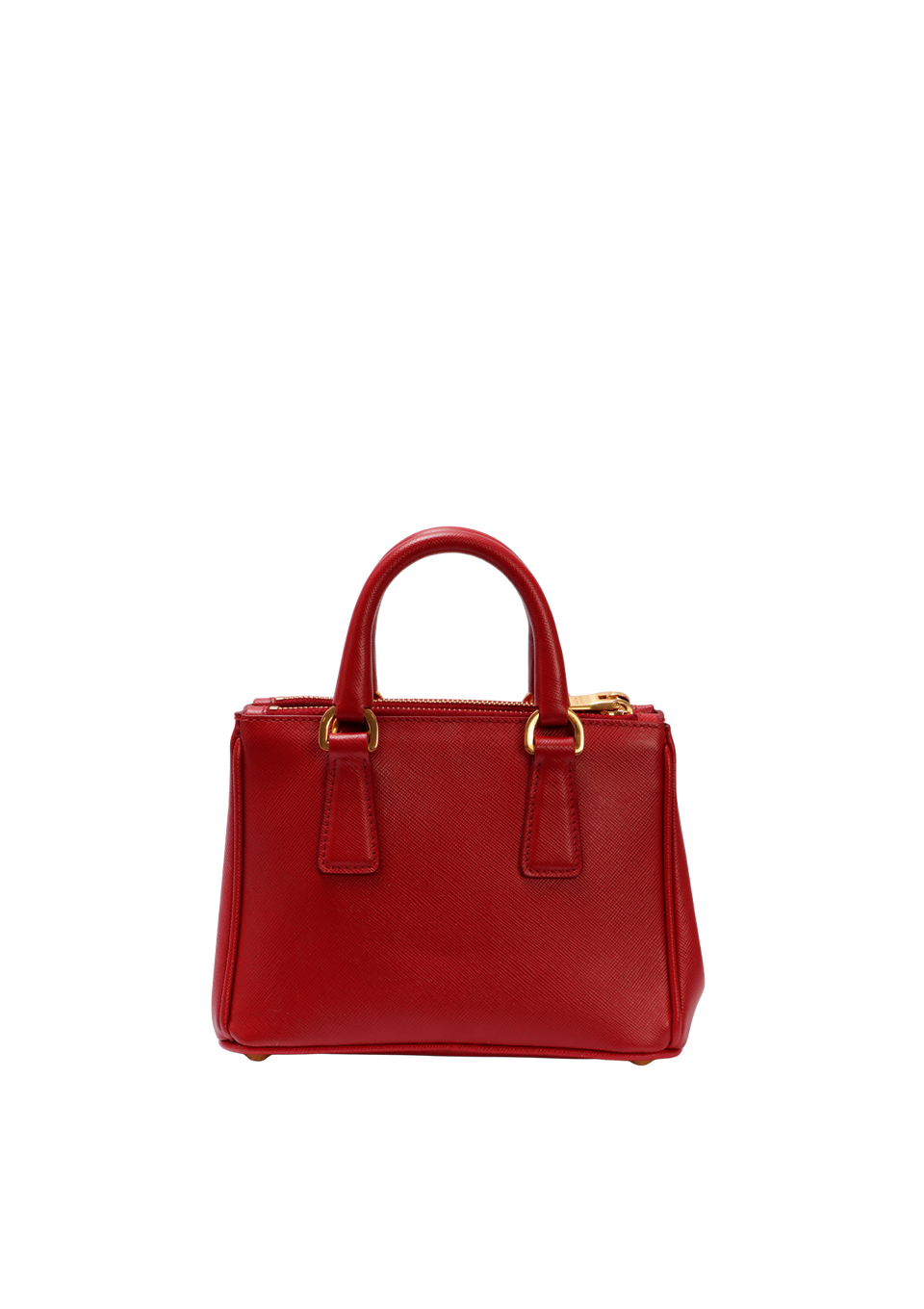 MINI SAFFIANO LUX DOUBLE ZIP GALLERIA