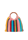 MEDIUM MULTICOLORED 1955 HORSEBIT CROCHET BAG