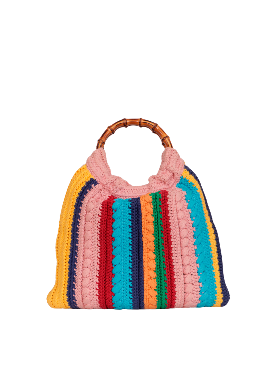 MEDIUM MULTICOLORED 1955 HORSEBIT CROCHET BAG