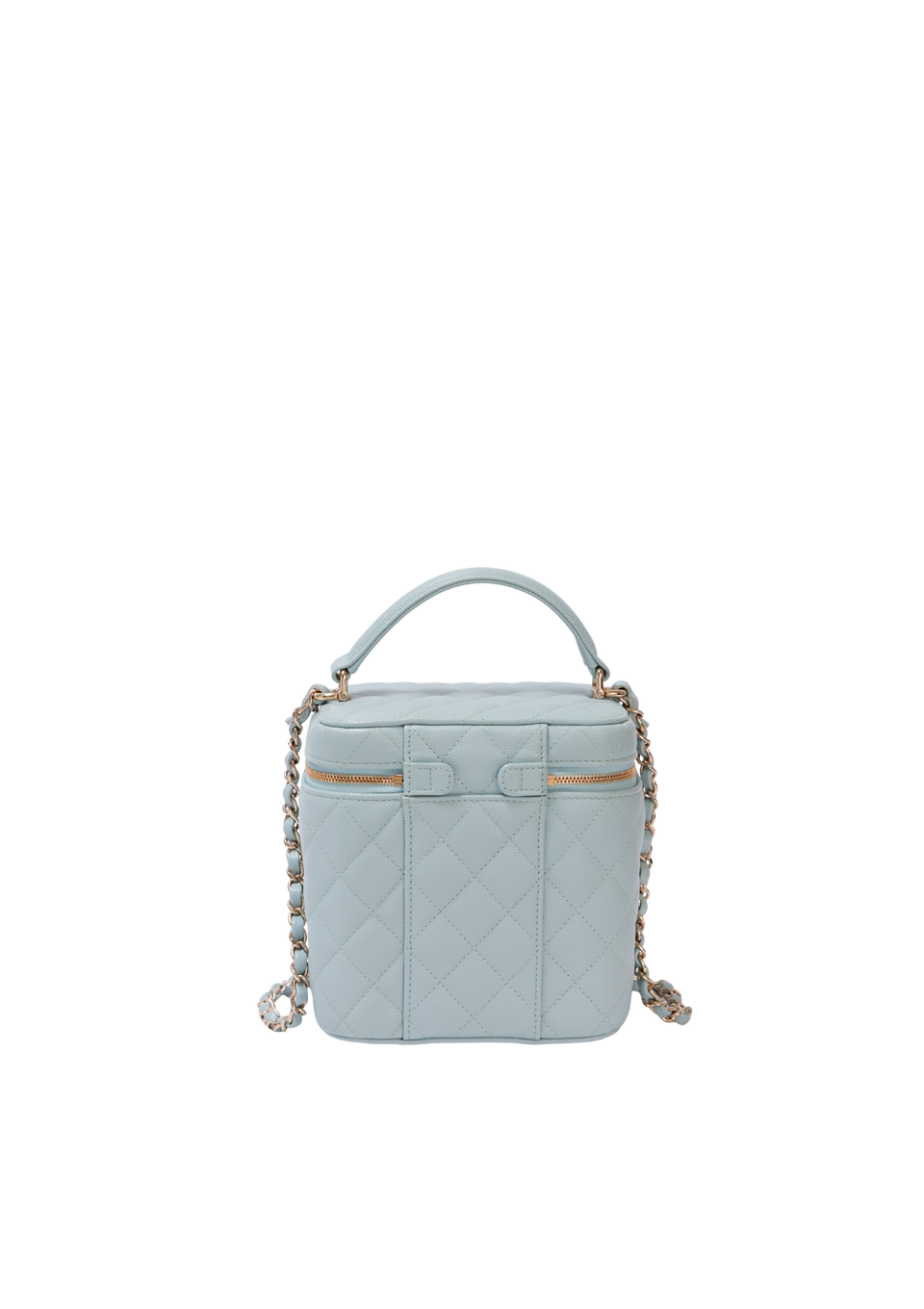 IRIDESCENT SMALL TOP HANDLE VANITY CASE