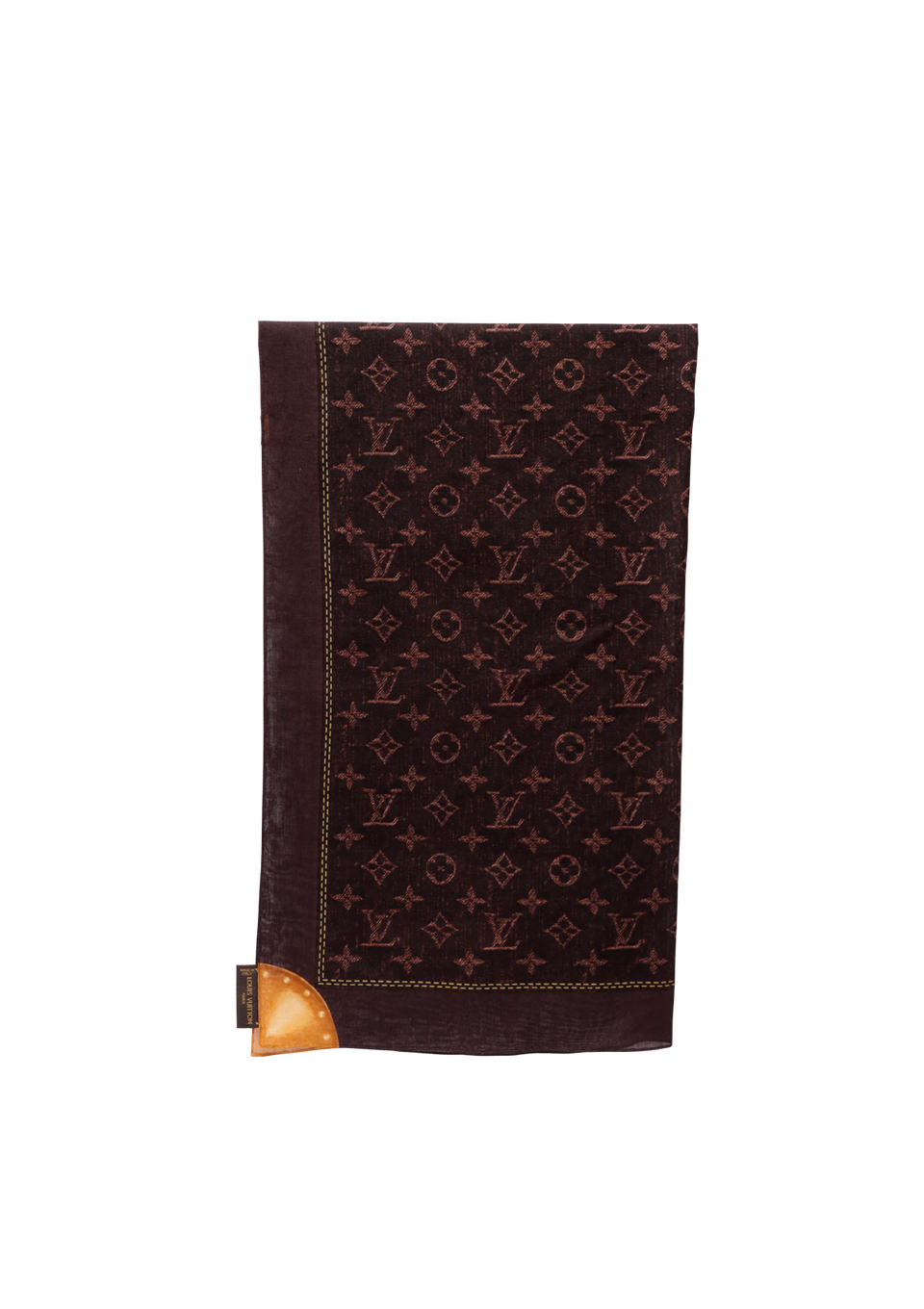 MONOGRAM SILK SCARF