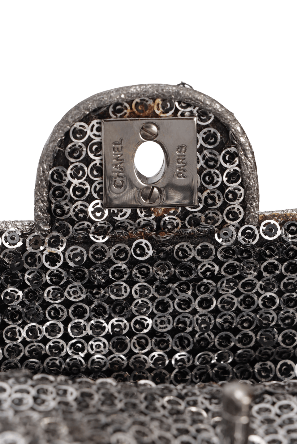 MINI SEQUIN FLAP BAG