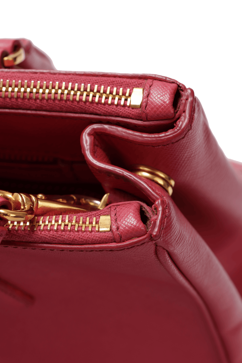 MEDIUM SAFFIANO LUX DOUBLE ZIP GALLERIA