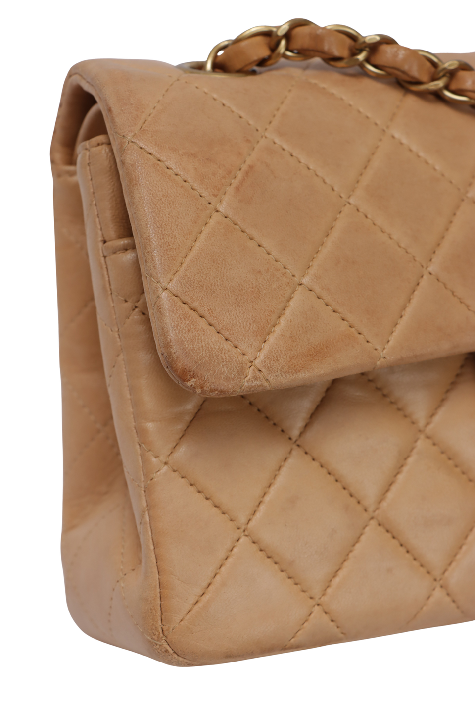 VINTAGE SMALL DOUBLE FLAP BAG