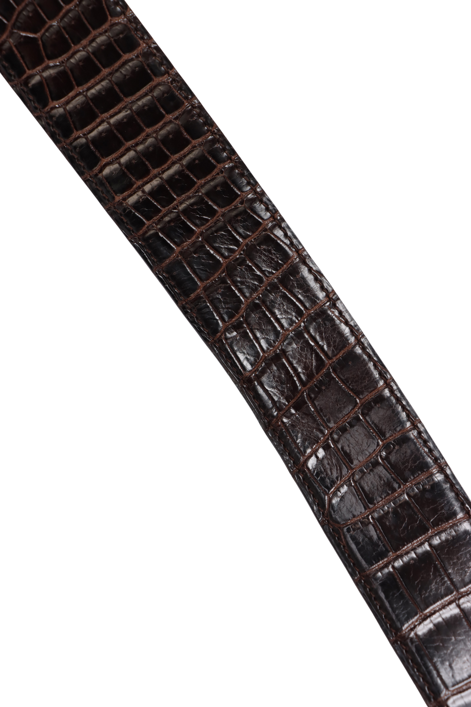 CROCODILE REVERSIBLE H BUCKLE BELT