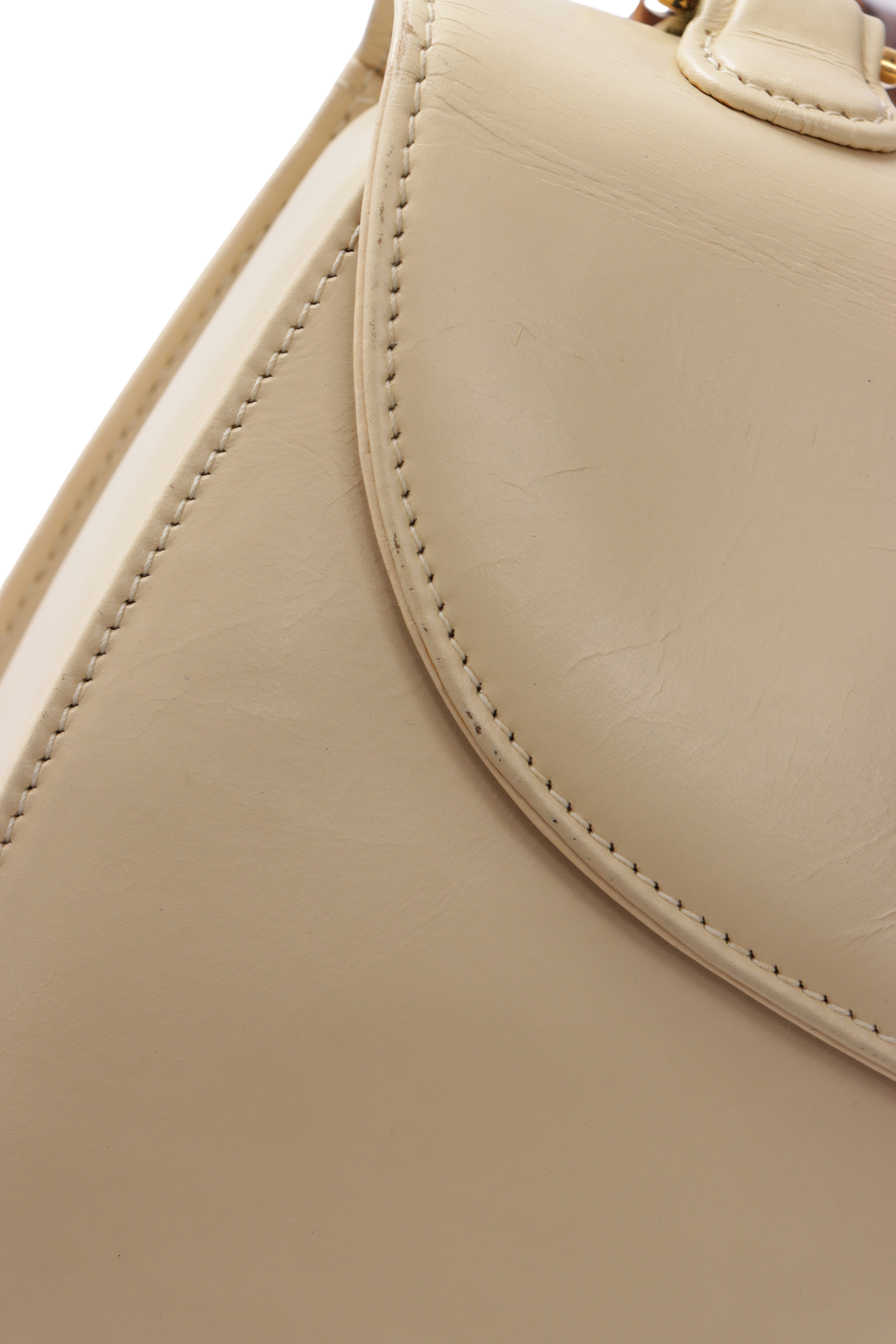 VINTAGE SMALL BAMBOO TOP HANDLE BAG