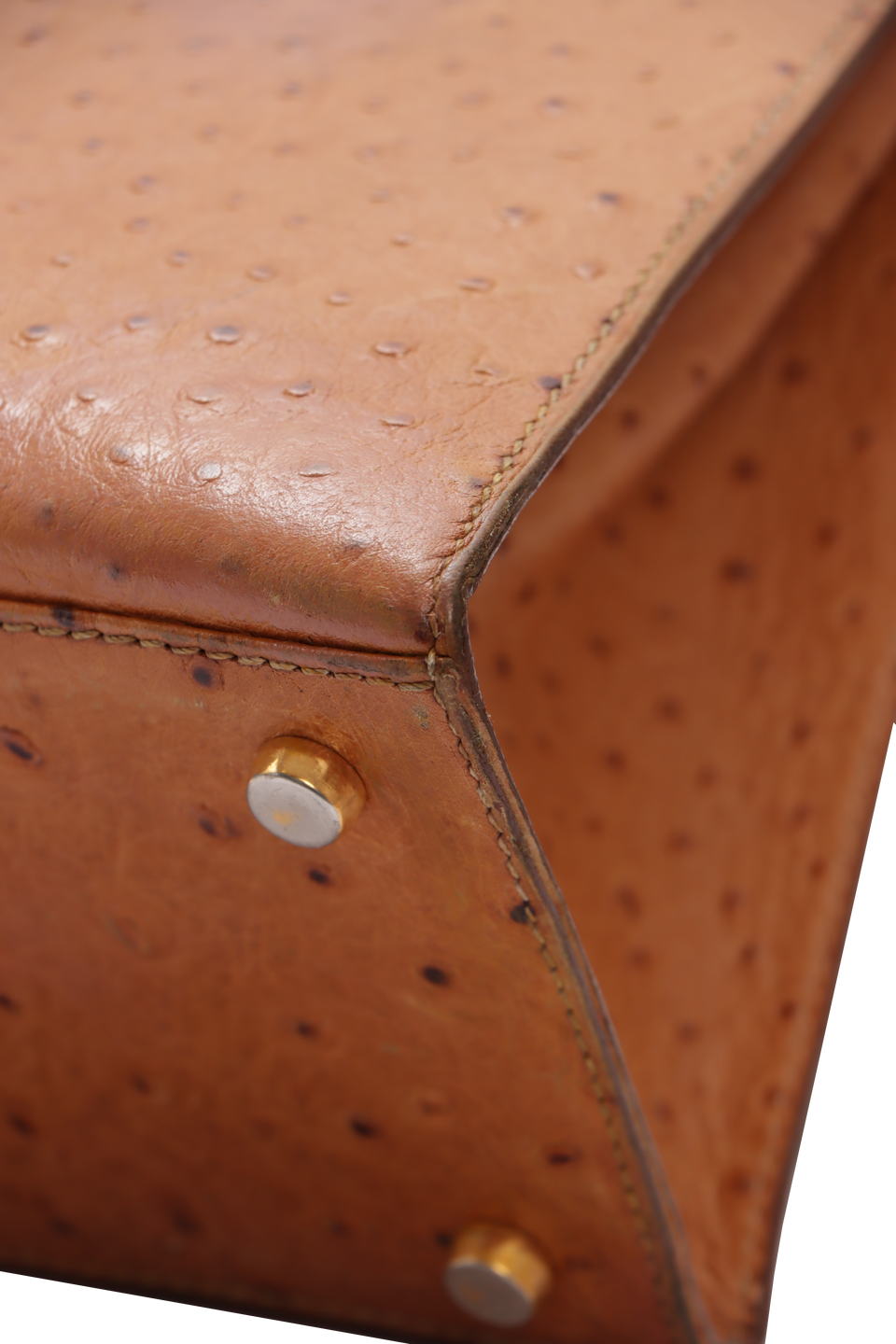 VINTAGE OSTRICH KELLY SELLIER 32