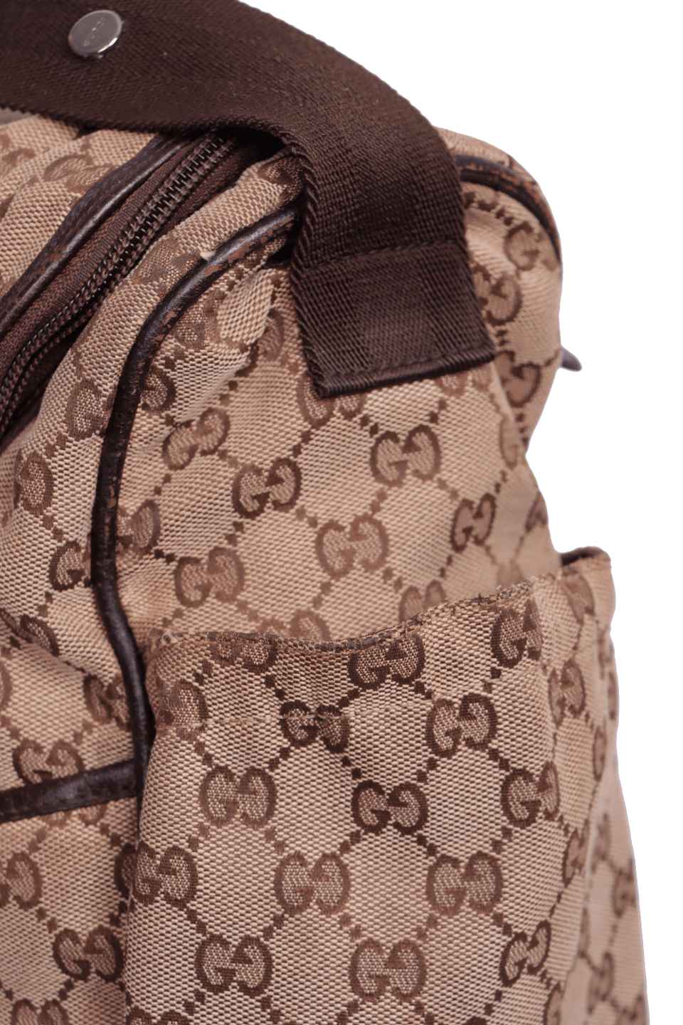 GG CANVAS DIAPER BAG