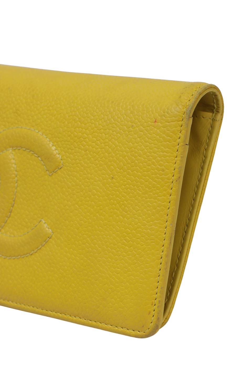 TIMELESS CC YEN BIFOLD CAVIAR
