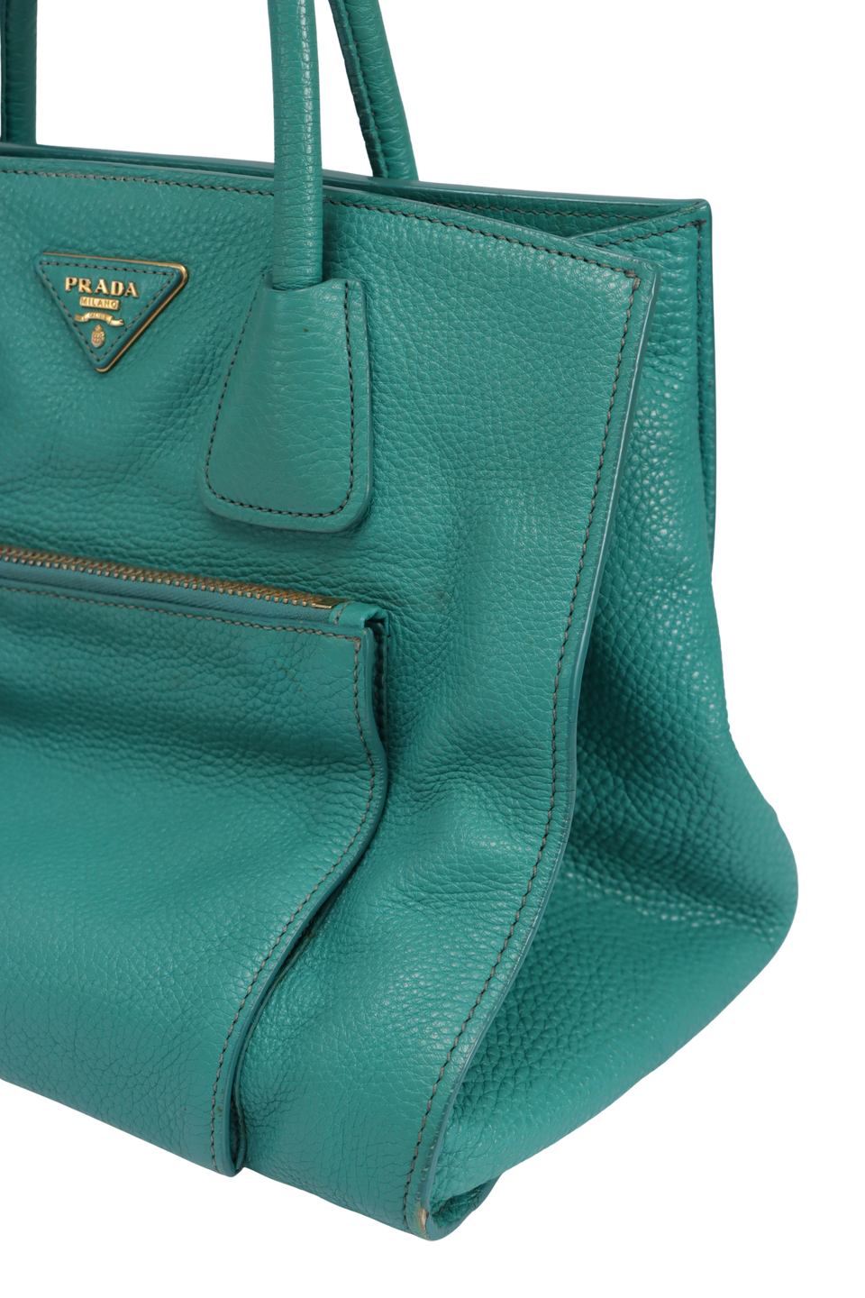 VITELLO DAINO FRONT POCKET WING TOTE