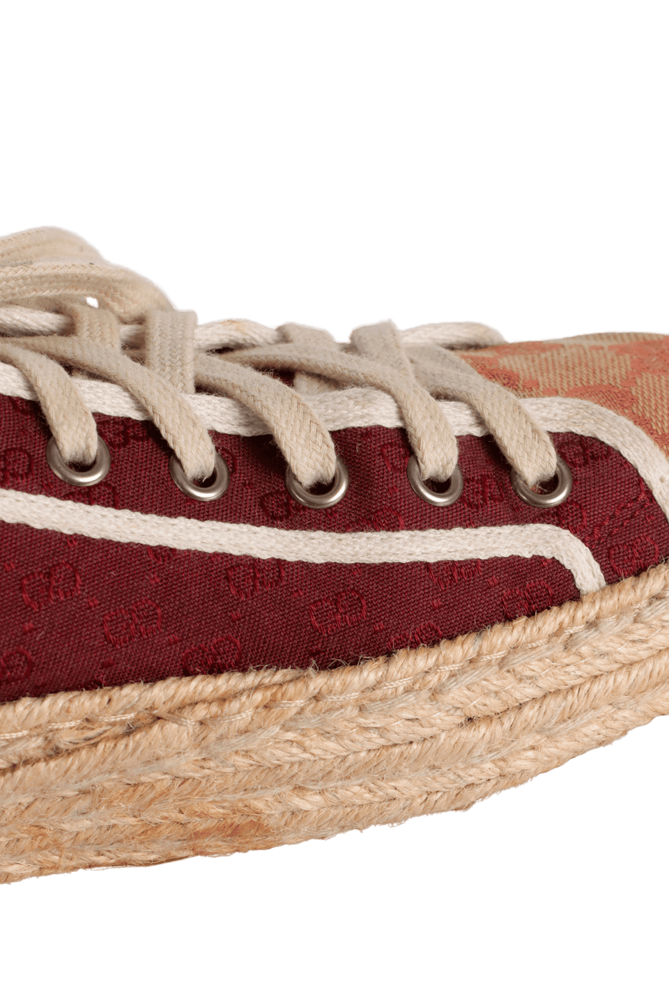 GG CANVAS ESPADRILLE SNEAKERS 42.5