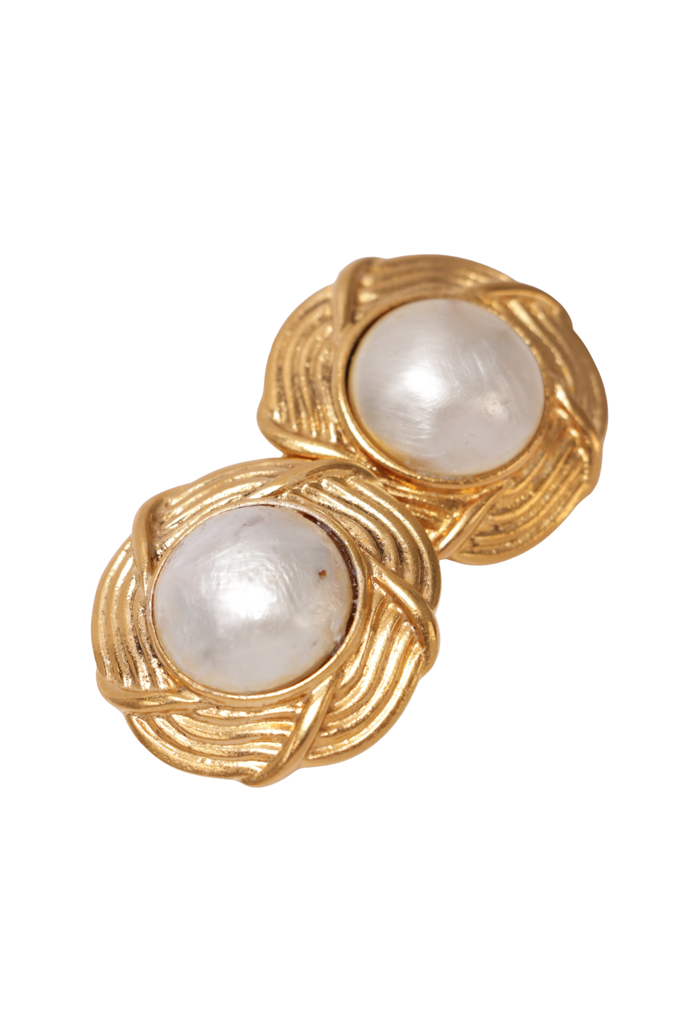 FAUX PEARL CLIP-ON EARRINGS