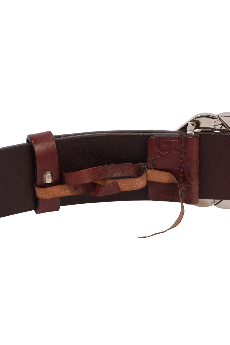 GUCCISSIMA INTERLOCKING G BELT 95