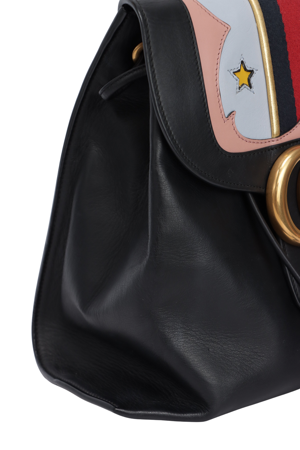 GG MARMONT WEB HEART BACKPACK