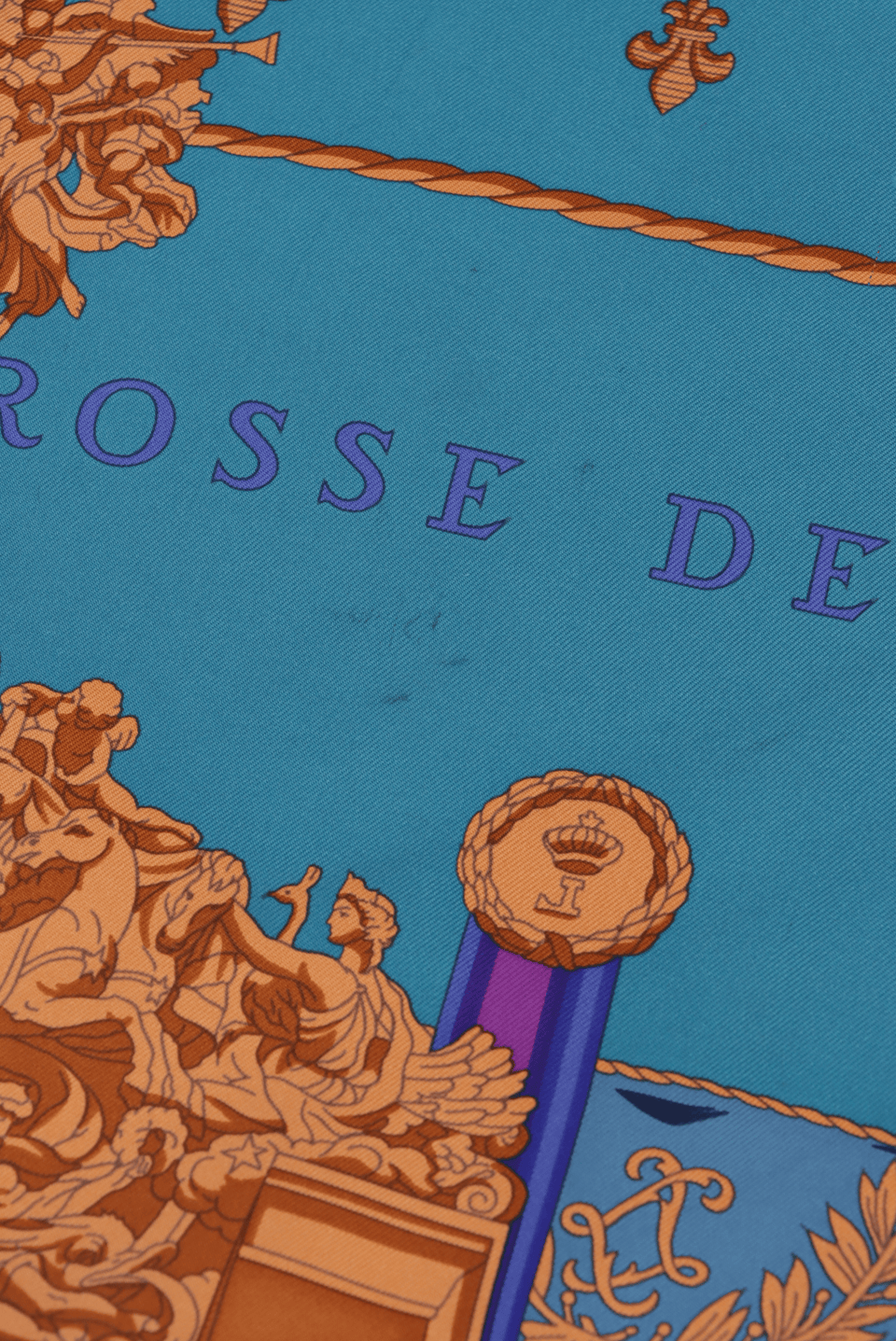 VUE DU CARROSSE DE LA GALÈRE SILK SCARF