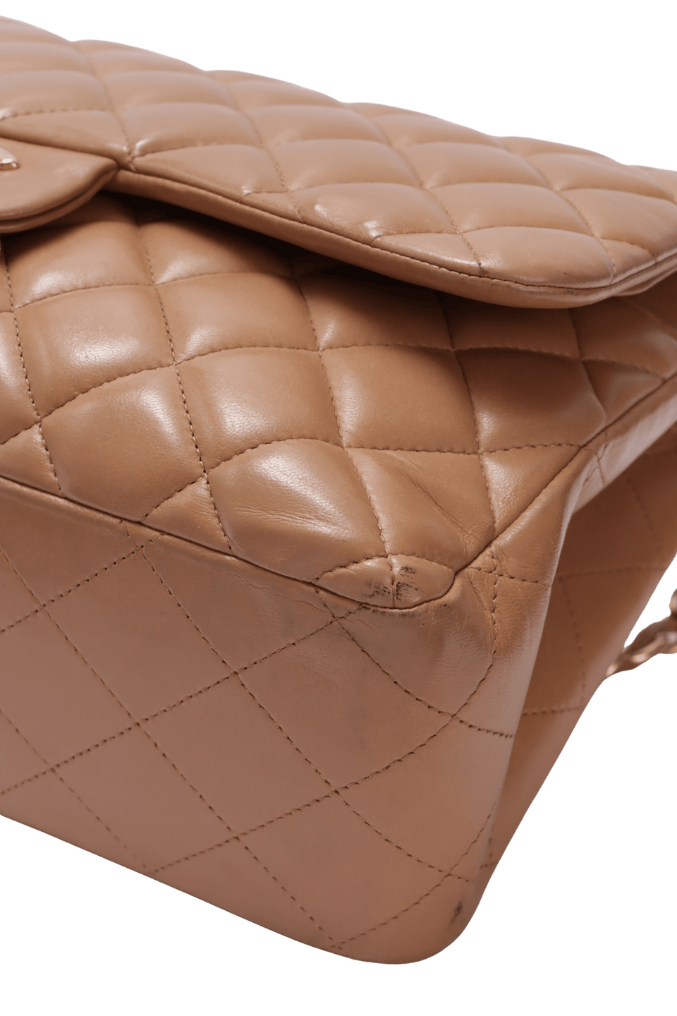 JUMBO CLASSIC DOUBLE FLAP LAMBSKIN