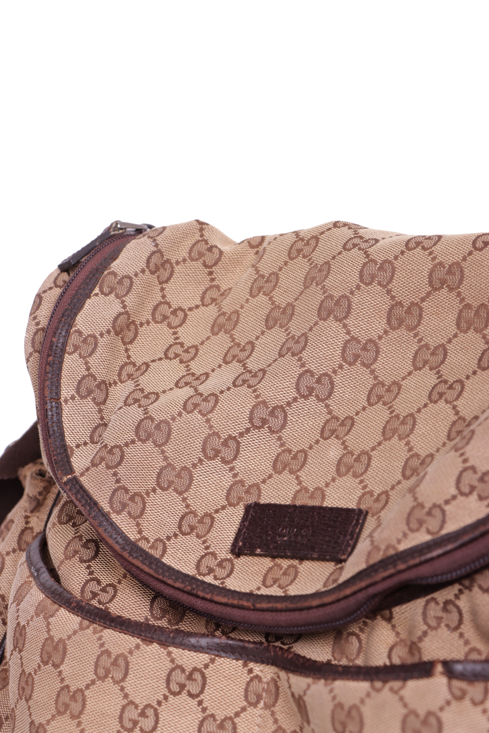 GG CANVAS DIAPER BAG